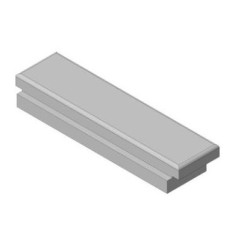 Šamotová deska zadní, spodní KV DYNAMIC WB 2G 66.50.01 (P) 